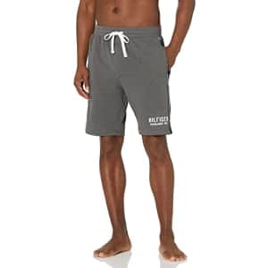Tommy Hilfiger Men's French Terry Sleep Jam Shorts, Carbon Heather, Small for $16