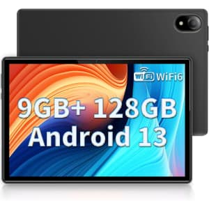 Doogee U10 10.1" 9GB+128GB Android Tablet for $71