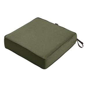 Classic Accessories Montlake Water-Resistant 21 x 21 x 5 Inch Square Outdoor Seat Cushion, Patio for $96