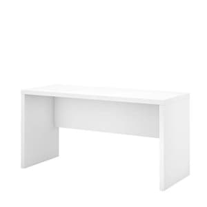 Bush Furniture Bush Business Furniture Office by kathy ireland Echo Credenza Desk, 60W, Pure White for $265