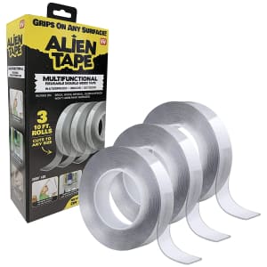 Bell+Howell Alien Tape Nano Double Sided Tape 3-Pack for $19 Bell+Howell Alien Tape Nano Double Sided Tape 3-Pack for $19