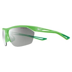 Nike Plastic Frame Grey Silver Flash Lens Unisex Sunglasses EV0915300577011303 for $60