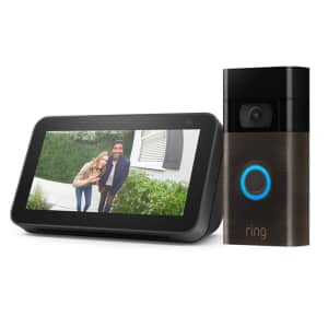 Ring Video Doorbell and Bundles. 'Tis the season for porch pirates. Foil them with extra security with a Ring Doorbell or the pictured Ring Doorbell w/ Echo Show 5 bundle for $69.99. That's $75 under what you'd pay for both devices elsewhere.