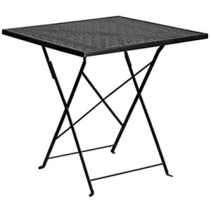 Flash Furniture 28'' Square Steel Folding Patio Table for $130 Flash Furniture 28'' Square Steel Folding Patio Table for $130