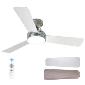 Amico Power Amico Ceiling Fans with Lights, 42 inch Low Profile Ceiling Fan with Light and Remote Control, for $80