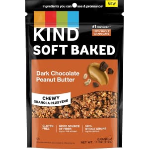 KIND Dark Chocolate Peanut Butter Soft Baked Granola 11-oz. Bag for $3.52 via Sub & Save KIND Dark Chocolate Peanut Butter Soft Baked Granola 11-oz. Bag for $3.52 via Sub & Save
