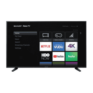 Sharp 58" 4K HDR Flat LED Ultra HD Roku Smart Television for $224 Sharp 58" 4K HDR Flat LED Ultra HD Roku Smart Television for $224