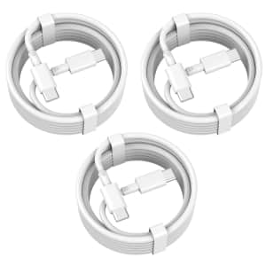 65W 3.3-Foot USB-C Cable 3-Pack for $2