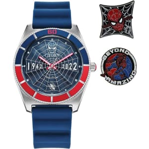Citizen Men's Eco-Drive 60th Anniversary Spider Man Watch w/ Pins for $341