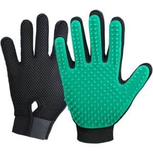 Delomo Pet Grooming Gloves for $11