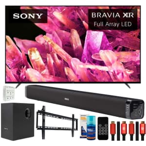 Sony Bravia XR X90K XR-85X90K 85" 4K HDR 120Hz LED UHD Smart TV (2022) w/ Soundbar & Subwoofer for $1,998