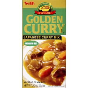 S&B Golden Curry 3.2-oz Sauce Mix for $1.88 via Sub & Save S&B Golden Curry 3.2-oz Sauce Mix for $1.88 via Sub & Save