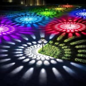 Solar Outdoor Pathway Light 6-Pack for $50