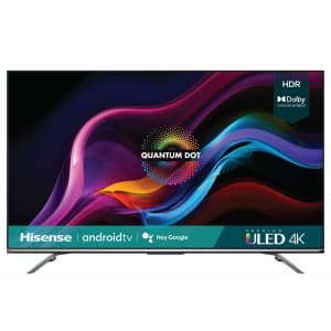 Hisense U7G Series 55U7G 55" 4K HDR 120Hz ULED UHD Smart TV for $498