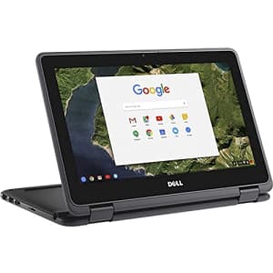 2021 Dell 11.6" Convertible 2-in-1 Touchscreen Chromebook, Intel Celeron Processor Up to 2.48GHz, for $66