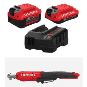 Craftsman 20V Lithium-ion Battery 2-Pack with Charger + Free Tool for $99