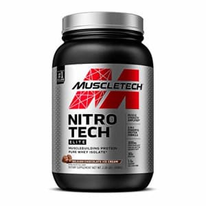 Whey Protein Isolate | MuscleTech Nitro-Tech Elite Isolate | Whey Isolate Protein Powder for Muscle for $45