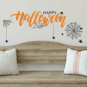RoomMates Happy Halloween Peel and Stick Wall Decal for $13