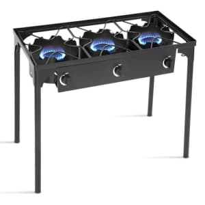GoPlus 3-Burner Gas Camp Stove for $100 GoPlus 3-Burner Gas Camp Stove for $100