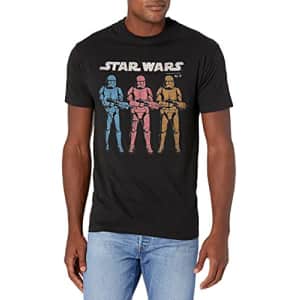 Star Wars Men's Episode IX On Guard T-Shirt, Black, 5X-Large for $12