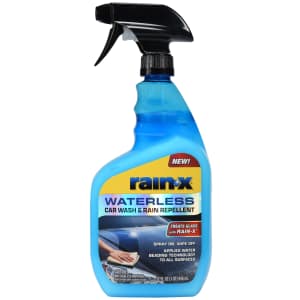 Rain-X 32-oz. Waterless Car Wash & Rain Repellent for $7