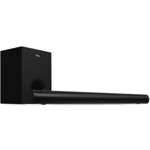 TCL Alto 5+ 2.1 Channel Home Theater Sound Bar w/ Wireless Subwoofer for $45