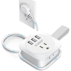 Orico Travel Power Strip with USB Ports for $13