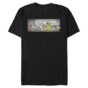 Nickelodeon Big & Tall Rugrats Street Rats Men's Tops Short Sleeve Tee Shirt, Black, 5X-Large for $19
