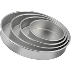 Wilton Performance 4-Piece Tiered Aluminum Cake Pan Set for $17