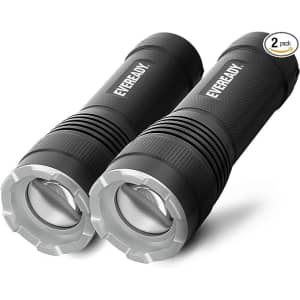 Energizer Eveready Energi Tactical Flashlight 2-Pack for $10