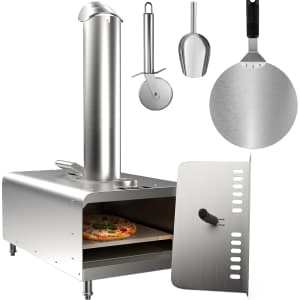 Vevor 12" Stainless Steel Outdoor Pizza Oven for $96