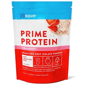 Equip Foods Prime Protein - Grass-Fed Beef Protein Powder Isolate -Paleo and Keto Friendly, Gluten for $68