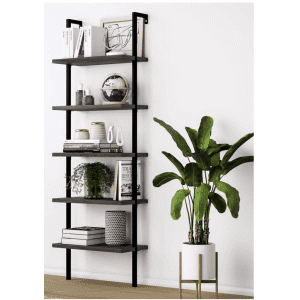 Nathan James Theo 5-Shelf Wood Modern Bookcase for $74 Nathan James Theo 5-Shelf Wood Modern Bookcase for $74