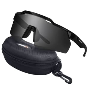 Apexup Unisex Sports Polarized Sunglasses for $12