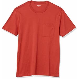 Amazon Brand - Goodthreads Men's "The Perfect Crewneck T-Shirt" Short-Sleeve Cotton, Copper, Large for $12