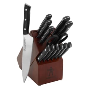 J.A. Henckels Everedge Dynamic 14-Piece Knife Block Set for $80