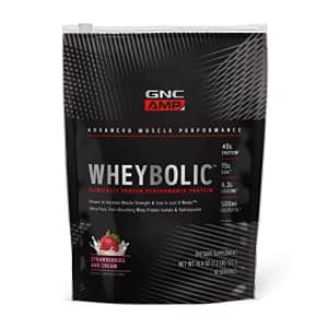 GNC AMP Wheybolic | Targeted Muscle Building and Workout Support Formula | Pure Whey Protein Powder for $21