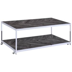 Picket House Furnishings Lennon 48" Coffee Table w/ Wheels for $120 Picket House Furnishings Lennon 48" Coffee Table w/ Wheels for $120