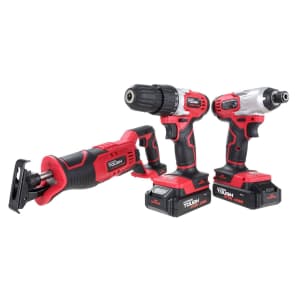 Refurb Hyper Tough Impact Driver & Reciprocating Saw 3-Tool Combo Kit for $53