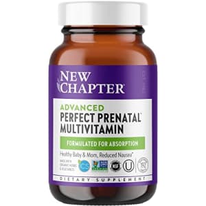 New Chapter Advanced Perfect Prenatal Vitamins - 192ct, Organic, Non-GMO Ingredients for Healthy for $51