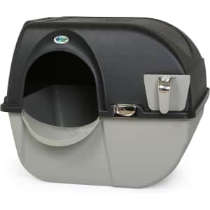 Omega Paw Improved Roll 'n Clean Self Cleaning Cat Litter Box for $61