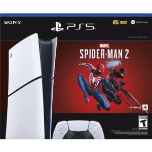Sony PlayStation 5 Slim Digital Console Marvel's Spider-Man 2 Bundle for $400