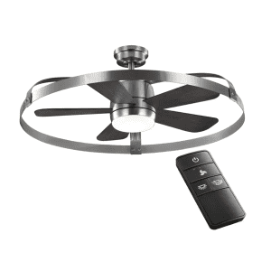 Home Decorators Collection Harrington 36" Integrated Dimmable LED Ceiling Fan w/ Remote for $142