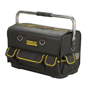 STANLEY Tool Bag Complete Workstation with Roll Down Side Storage Compartment, Multi-Pockets for $51