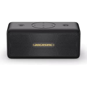 Bogasing 40W Portable Bluetooth Speaker for $35 Bogasing 40W Portable Bluetooth Speaker for $35