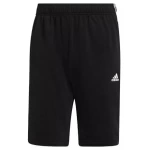 adidas Men's Primegreen Essentials Warm-Up 3-Stripes Shorts for $11