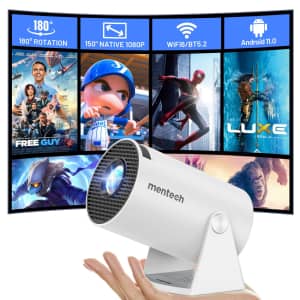 Mentech 720p Mini Projector for $36