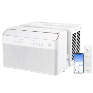 Midea MAW08AV1QWT U-Shaped AC Window Air Conditioner, 8000 BTU with Ionizer, White for $409