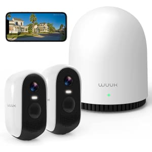 Wuuk Wireless Security Cameras 2-Pack for $290