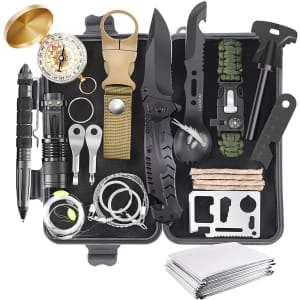 Outdoor 28-in-1 Survival Kit for $22
